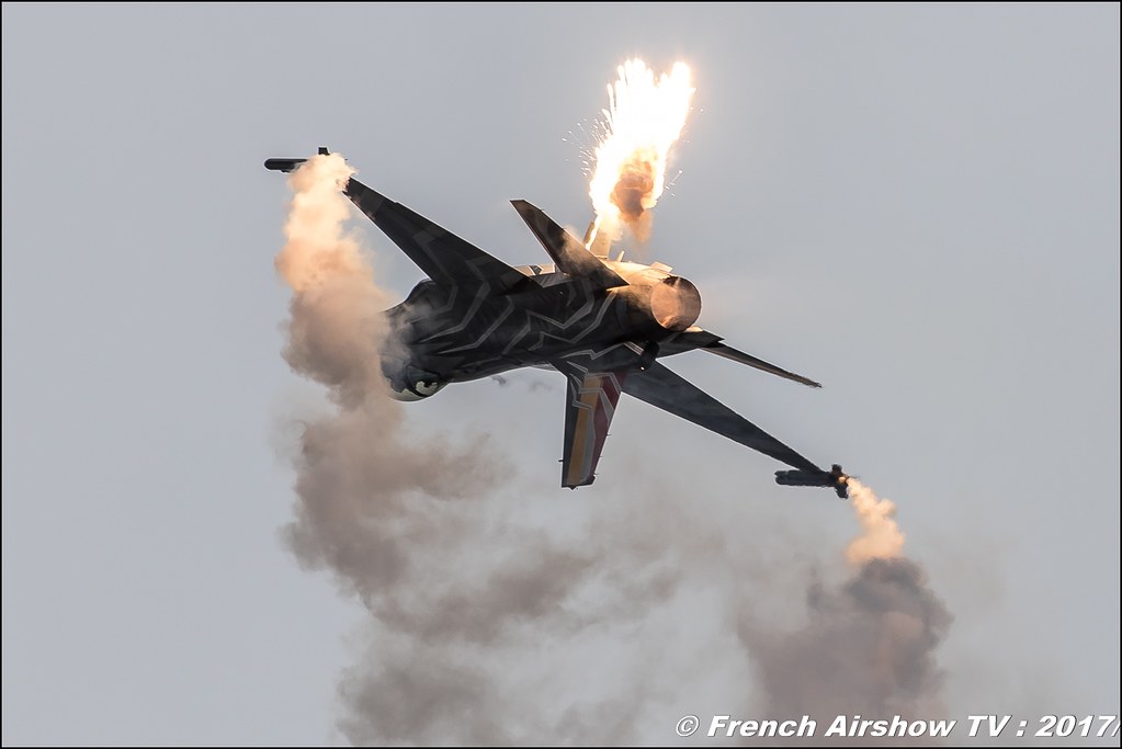 Belgian Air Force F-16 Solo Display , f 16 solo display belge , BAF , Meeting de France 2017 , Dijon longvic , Bleuciel Airshow, meeting aerien dijon 2017 , Meeting aerien de France a Dijon 