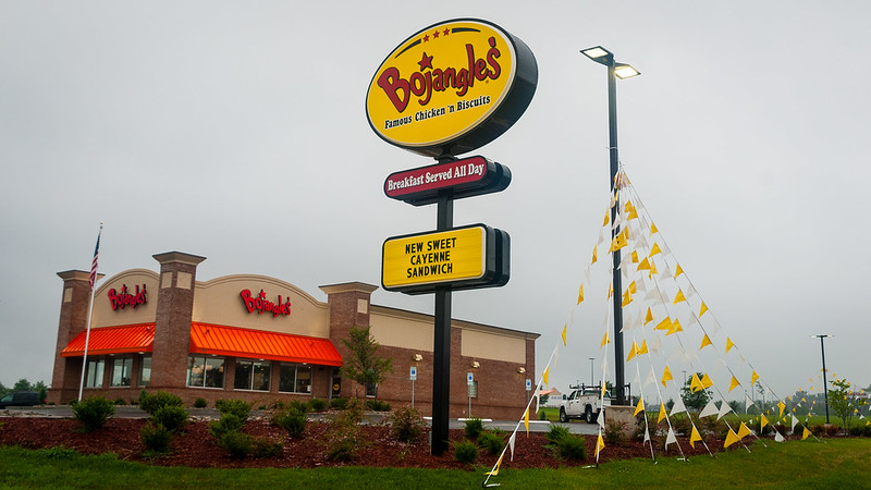 A newly opened Bojangles chicken & biscuits restaurant, Kentucky