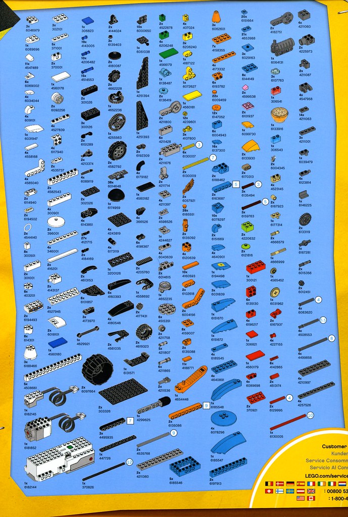 lego boost pieces list