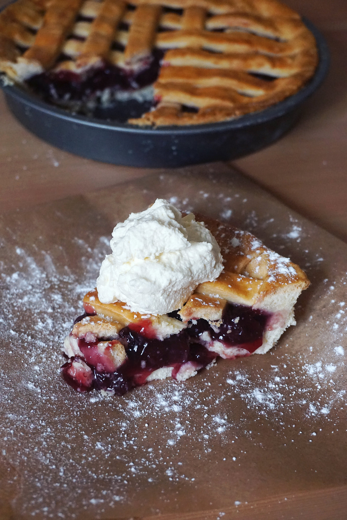 Gluten free yoghurt pie crust recipe | gluten free lattice cherry pie