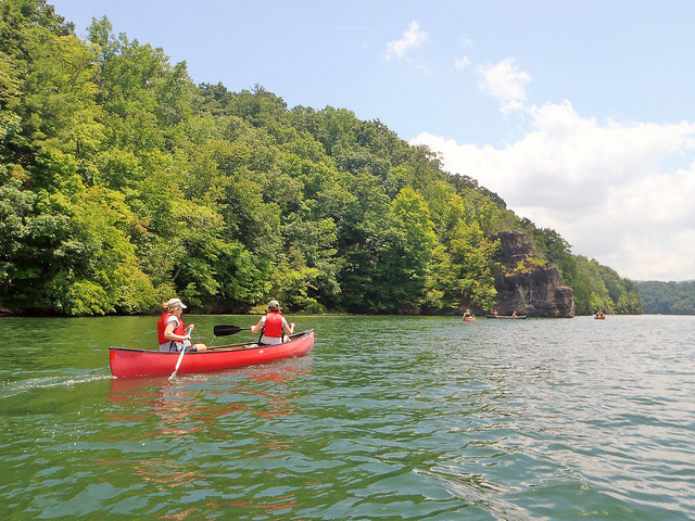Learn to paddle at many of our Virginia State Parks like here at Claytor Lake State Park, Va