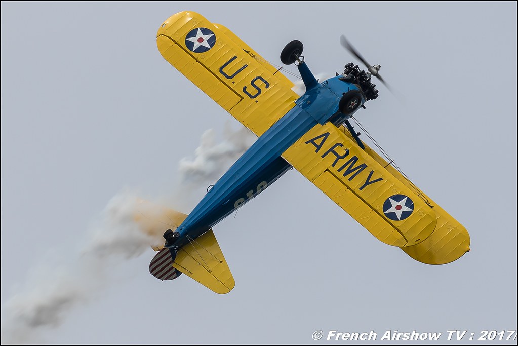 Stearman Roanne, N56178, Stearman.fr PT-17 , Heritage Wings ,JPO Aurillac 2017 , Meeting Aerien Aeroclub du cantal 2017