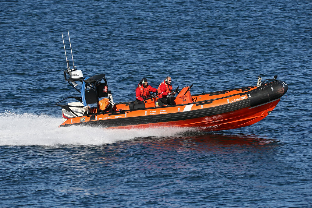 Canadian Coast Guard RHIB | RHIB = Rigid Hull Inflatable Boa… | Flickr