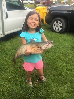 Little Girl with Catfish
