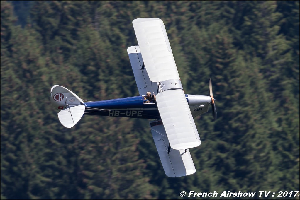 De Havilland DH-60C III Moth Major - HB-UPE 50ans d'Aviation Megeve 2017 - altiport de Megève , Haute-Savoie, Auvergne-Rhône-Alpes , Meeting Aerien 2017
