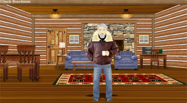 Beauregard made his cabin headquarters ©Jack Boardman