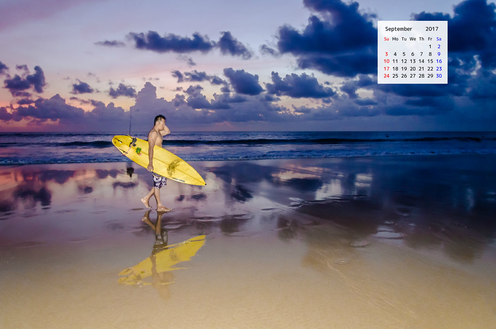 Free Download September 2017 Calendar Desktop Wallpaper 