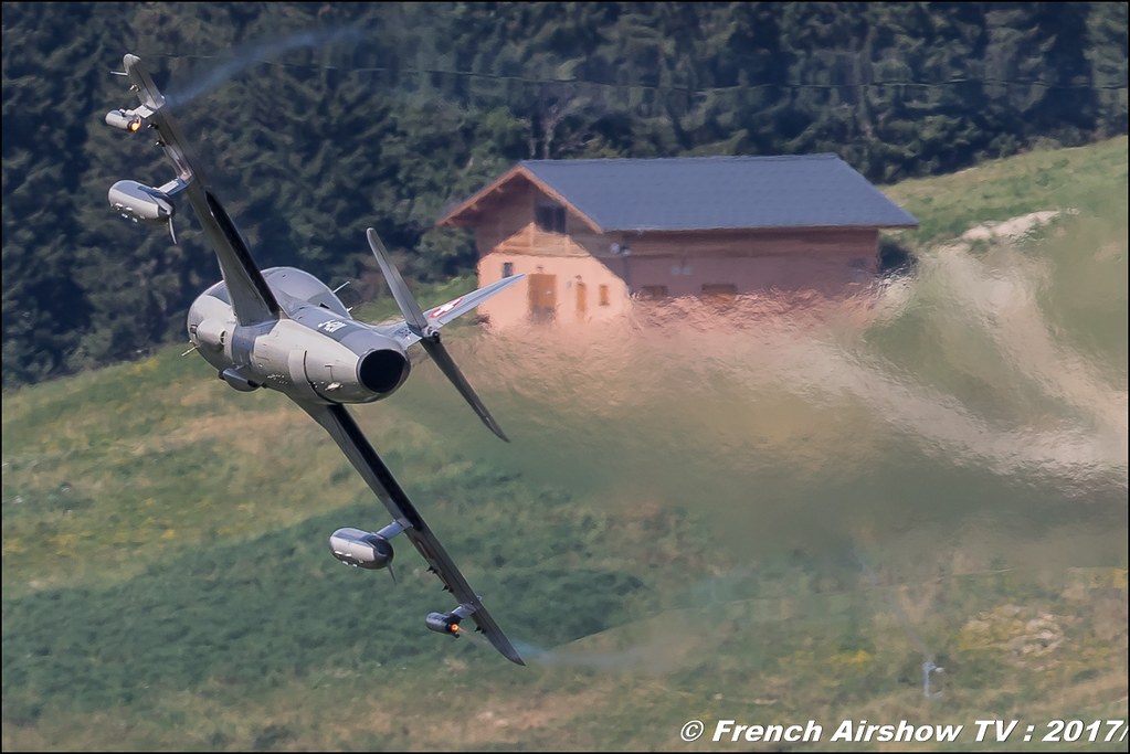 Hawker Hunter T.68 - J-4201/HB-RVR Amici dell'Hunter 50ans d'Aviation Megeve 2017 - altiport de Megève , Haute-Savoie, Auvergne-Rhône-Alpes , Meeting Aerien 2017