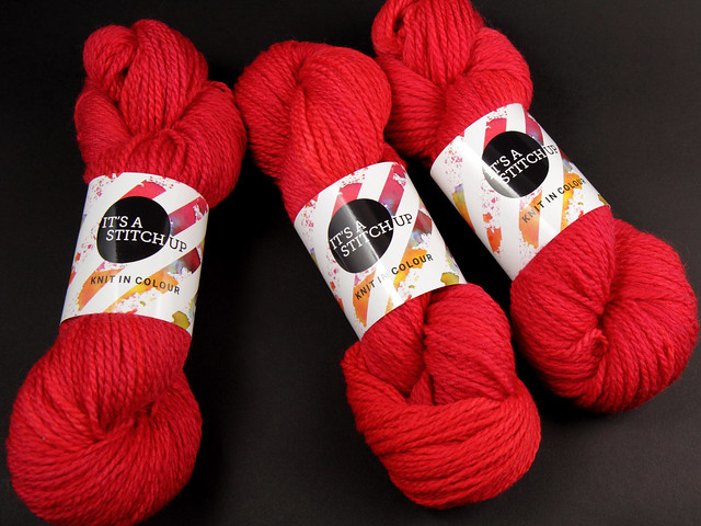 Awesome Aran – pure British superwash wool hand-dyed yarn 100g – ‘Cheated hearts’