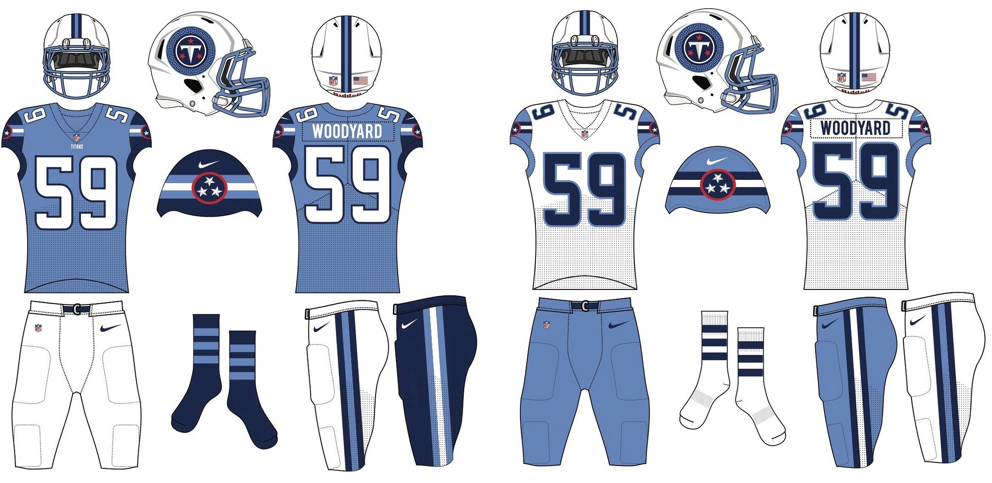 titans new jerseys