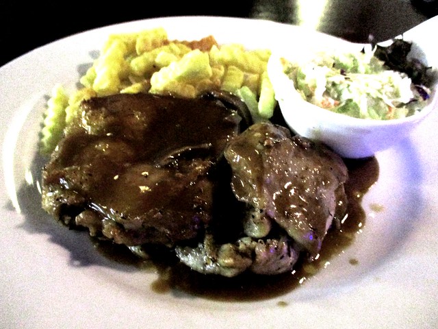 Eco-Delite Cafe grilled chicken chop with mushroom sauce