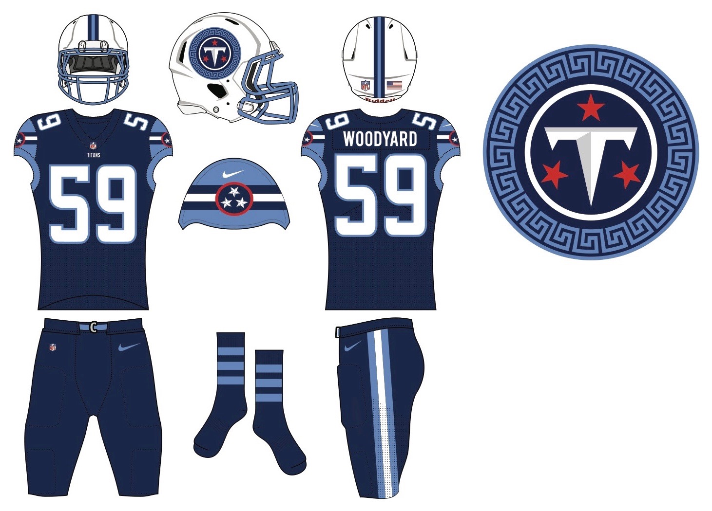 The Tennessee Titans unveil their new set of uniforms - ESPN