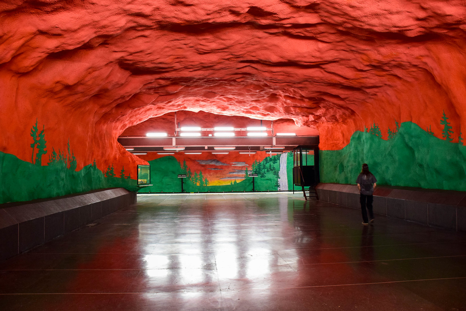 Stockholm subway art