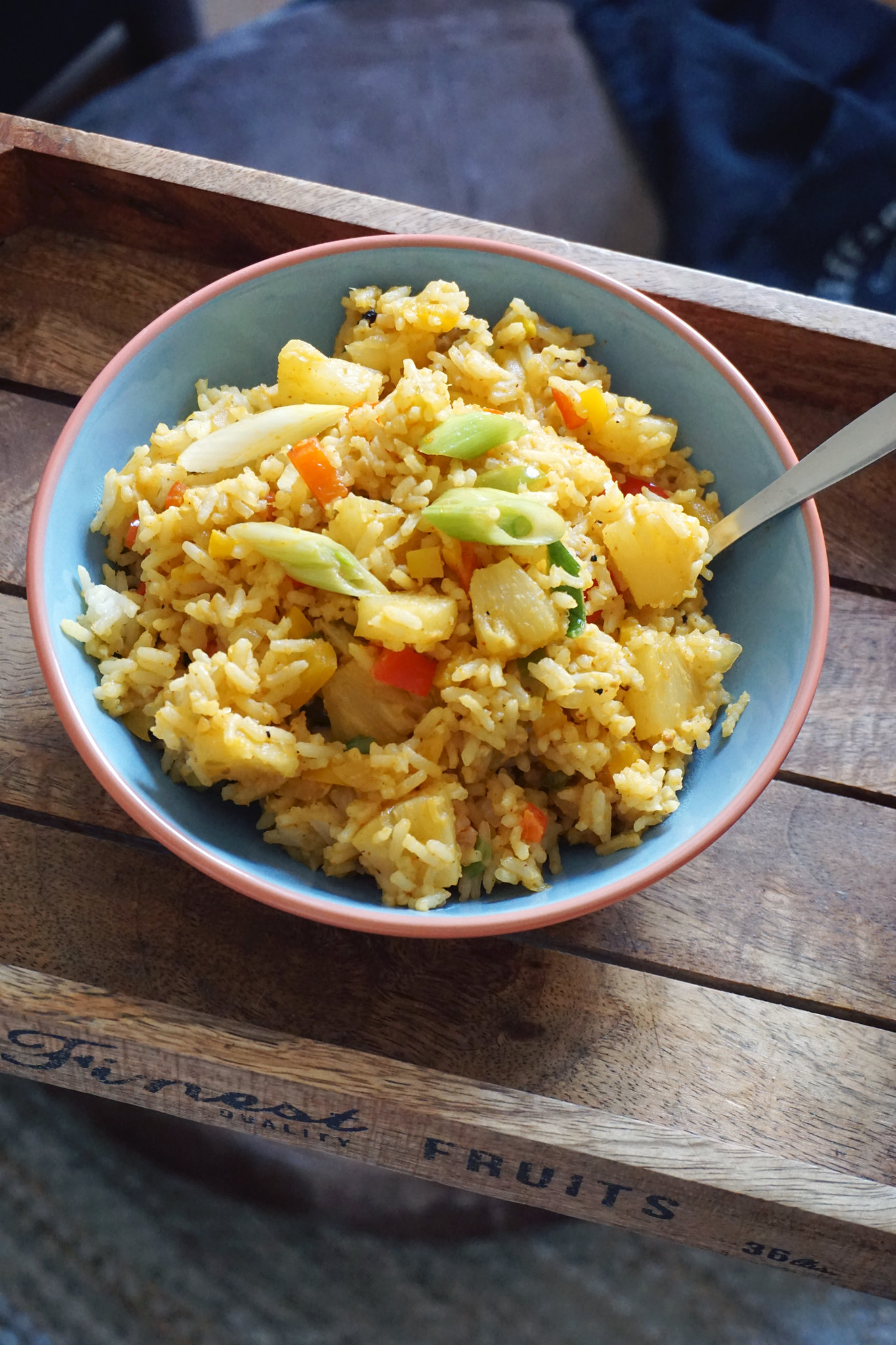 Thai pineapple fried rice | easy healthy gluten free recipe
