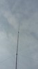Fibermast set up with inverted V linked dipole antenna - KvdHout on Flickr