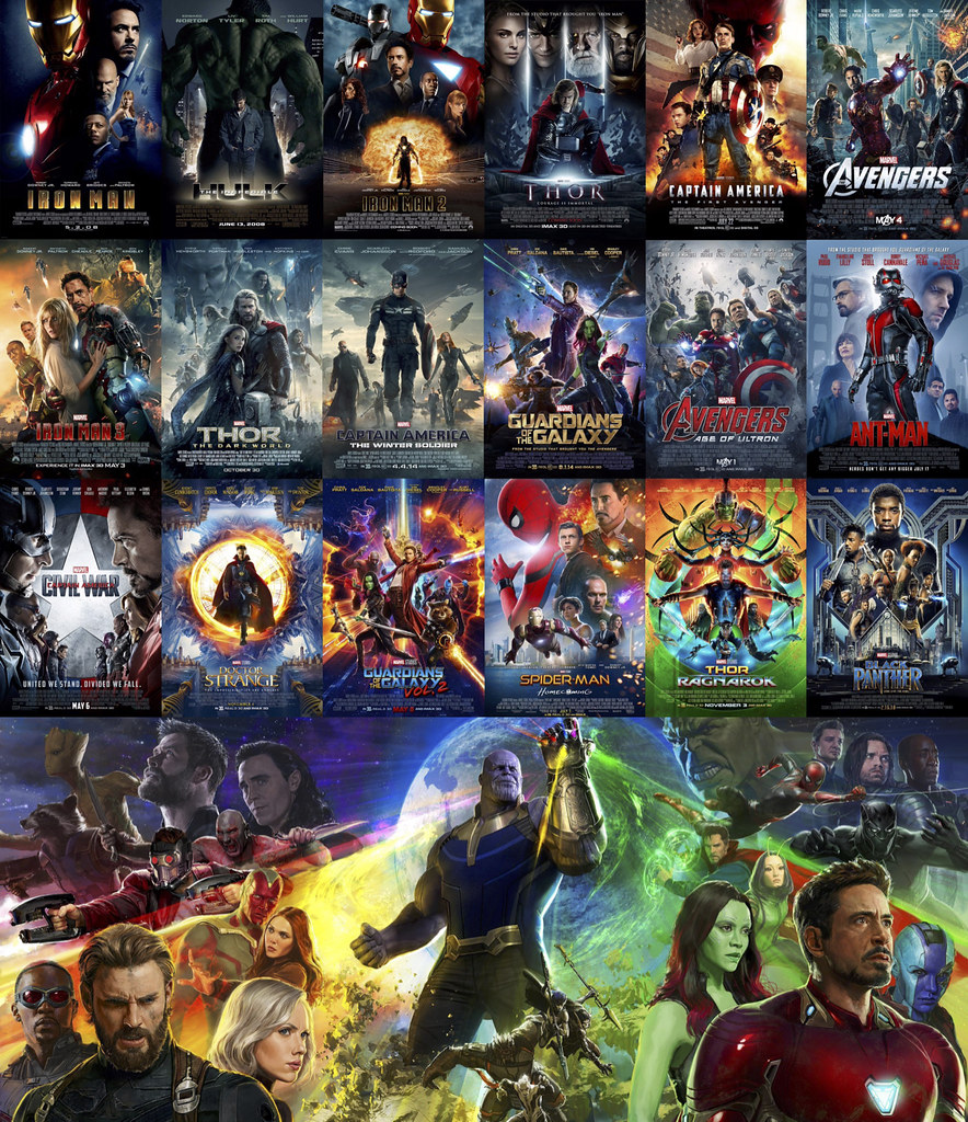 All Marvel Cinematic Universe Official Posters Since the