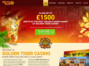 Golden Tiger Casino Home