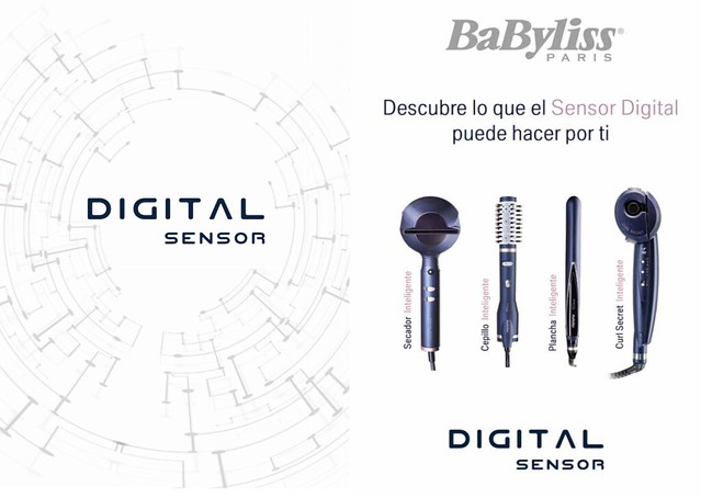 Babyliss, sensor digital, visual