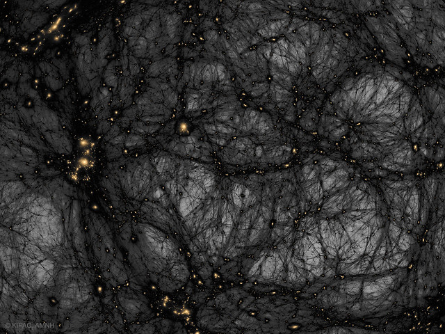 VCSE - A sötét anyag eloszlásának várt szerkezete az Univerzumban - APOD
