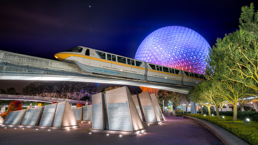 Image result for monorail at night