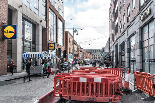 ONGOING CONSTRUCTION WORK - LUAS CROSS CITY 001 