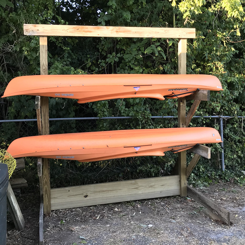 Building a Spouse Unapproved Kayak Rack from Driftwood - Old Town Home