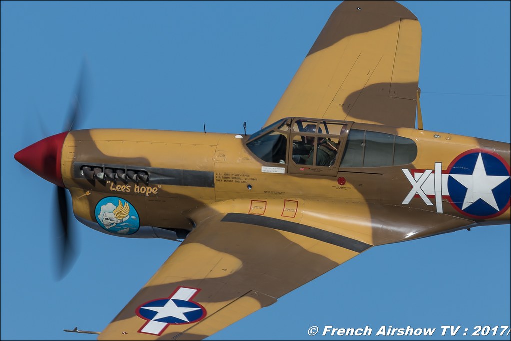 P-40F Warhawk , G-CGZP , The Fighter Collection , Avignon Air Show 2017 , Aéroclub Vauclusien , avignonairshow2017 , Meeting Aerien 2017