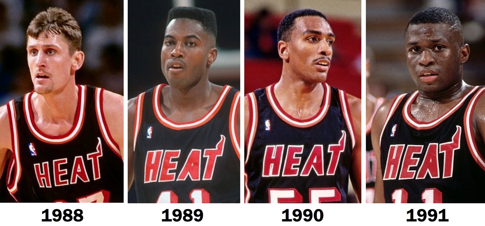 Miami Heat bringing back throwback jerseys from NBA debut in 1988
