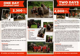 Chiang Mai Elephant Land Thailand Brochure 2