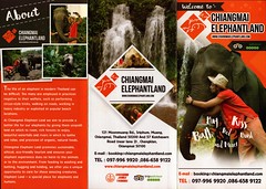Chiang Mai Elephant Land Thailand Brochure 1