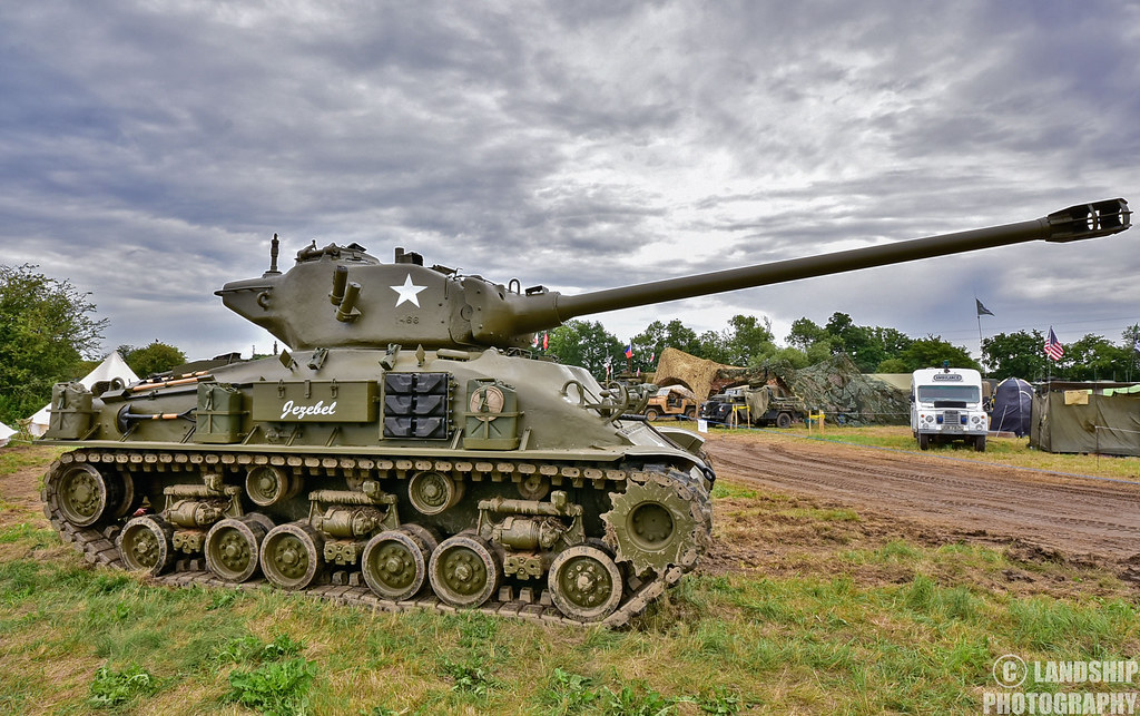 M51 Sherman 'Jezebel' on display at the War and Peace show (UK) : r ...