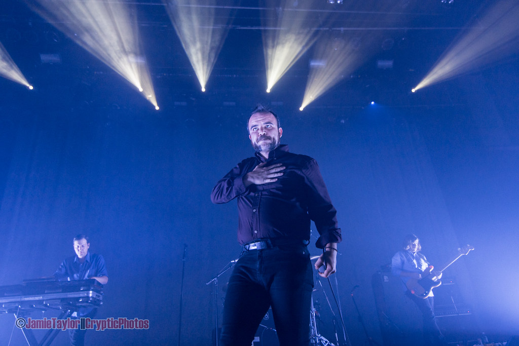 Samuel T Herring of Future Islands at The Vogue Theatre in Vancouverm BC on September 24th 2017