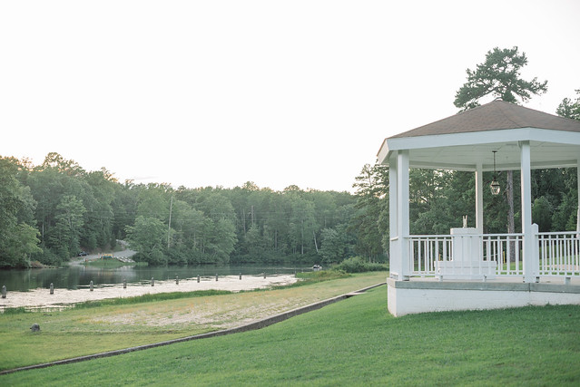The Gazebo has amphitheater seating and is situated right in front of the Cedar Crest Conference Center at  Twin Lakes State Park. Photo credit: Karyn Johnson Photography