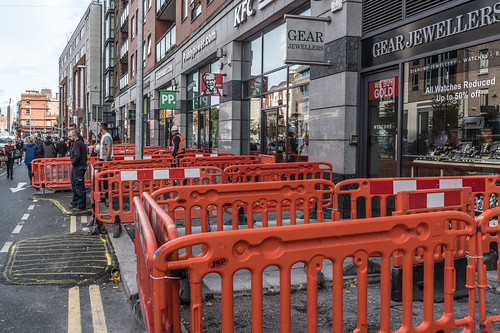  ONGOING CONSTRUCTION WORK - LUAS CROSS CITY 001 