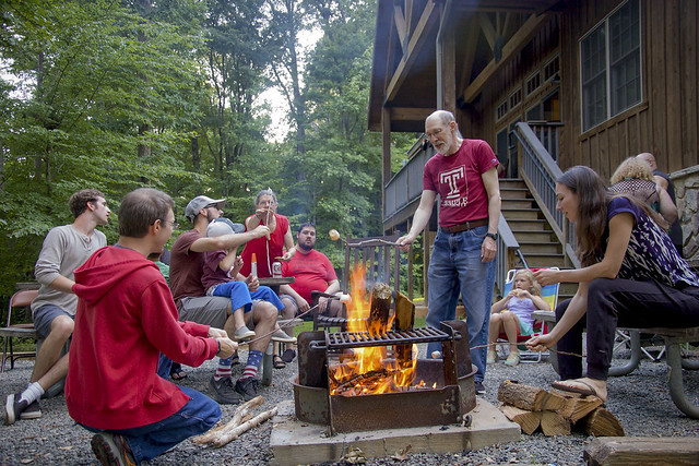 Gather the friends and family and enjoy time together and the great outdoors from a Virginia State Park lodge (Occoneechee State Park)