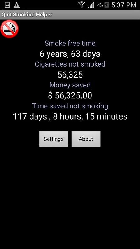 Quit Smoking Helper Screenshot