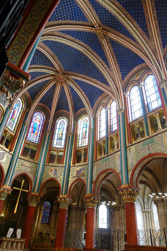 The restored church of Saint-Germain-des-Prés, Paris