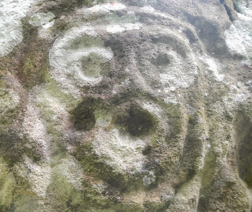 Petroglifo amerindio en Granada (Caribe)