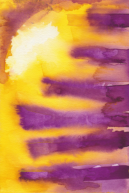 Abstract image in yellow and purple