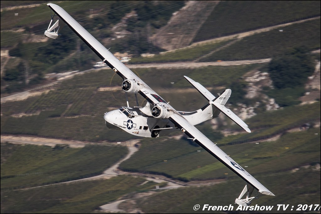 PBY-5A Catalina , G-PBYA 433915 CV283 , Breitling Sion Air Show 2017 , sion airshow , montagne , Alpes suisse , Canton du Valais , Meeting Aerien 2017
