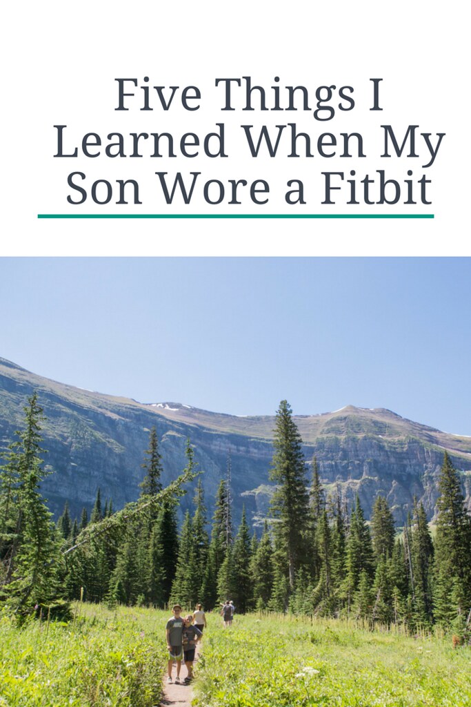 I put a Fitbit on my 9 year old son to see just how much activity he was getting. I was very surprised by the results.