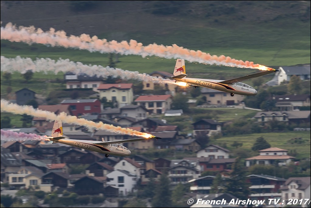 Blanix-Team The Flying Bulls Blanik L 13 - OE-0758 , OE-5733 , Breitling Sion Air Show 2017 , sion airshow , montagne , Alpes suisse , Canton du Valais , Meeting Aerien 2017