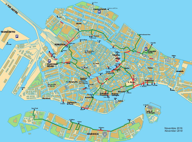 Comune di Venezia mappa passerelle | Donatella D | Flickr