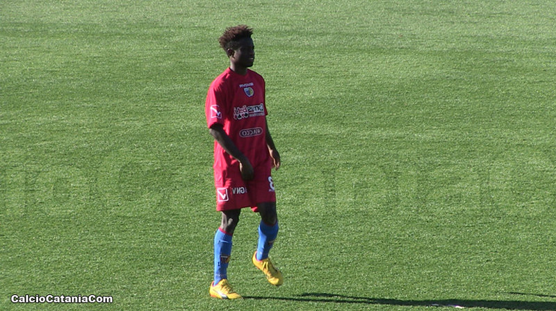 Ibrahim Escu, gambiano classe 2001, esterno basso sinistro dell'Under 17, arrivato lo scorso agosto dalla Katane Soccer