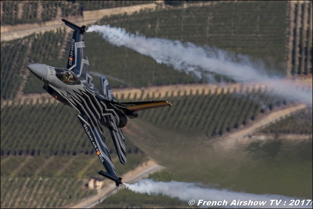 Belgian Air Force F-16 Solo Display BE , F-16 Solo Display Team BAF , Breitling Sion Air Show 2017 , sion airshow , montagne , Alpes suisse , Canton du Valais , Meeting Aerien 2017