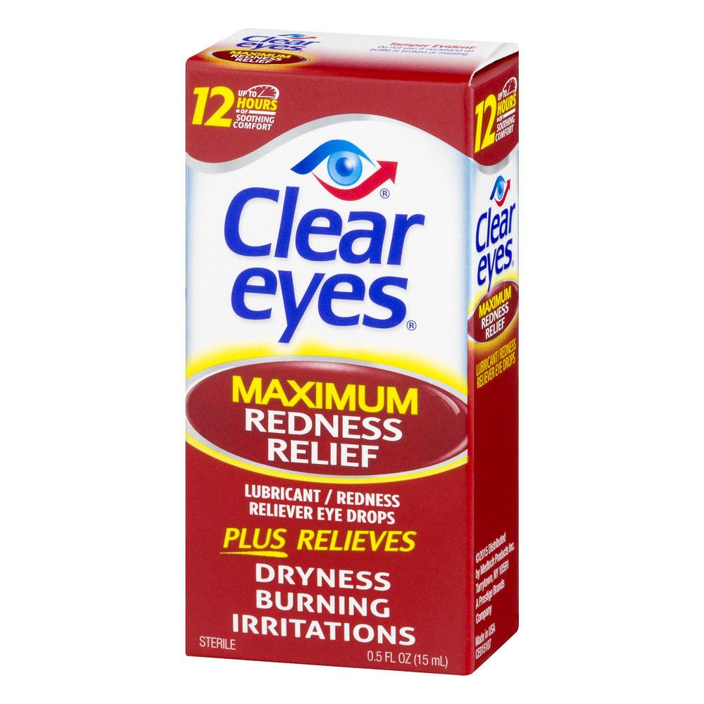 Clear eyes slowed. Clear Eyes. Clear Eyes капли для глаз. Clear Eyes капли для глаз отбеливающие. Max strength redness Reliever Lubricant Eye Drops.