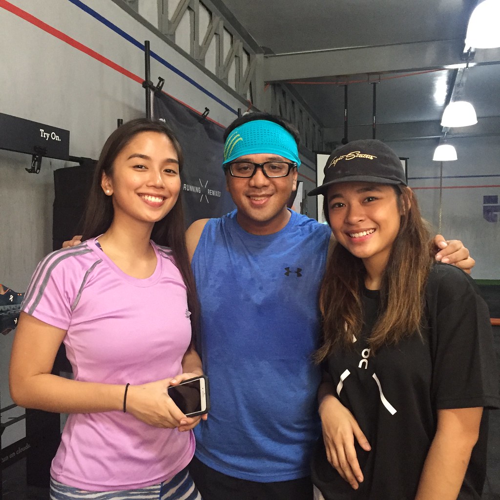With Cai and Nica at On Cloud X Launch at Avant Garde Crossfit
