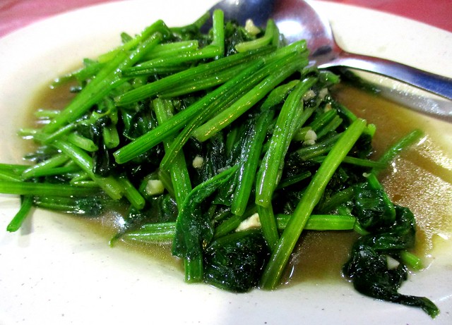 Ruby Restaurant spinach, ching chao