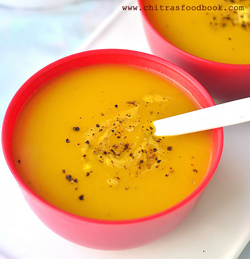 Pumpkin soup - Indian style