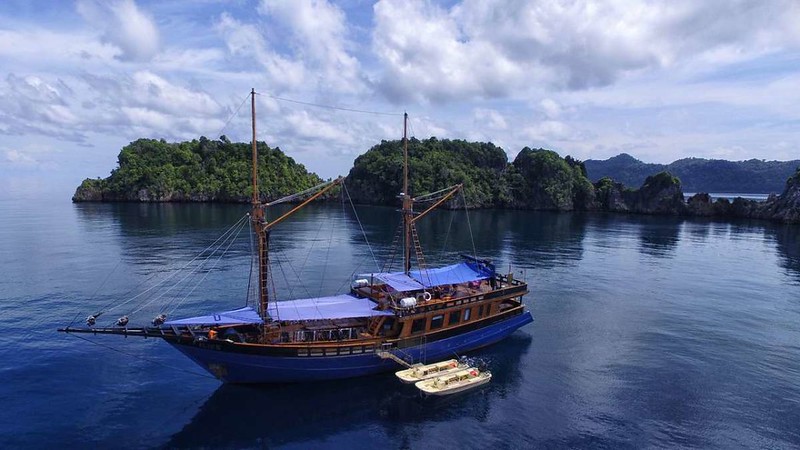 Vida a bordo en Indonesia 